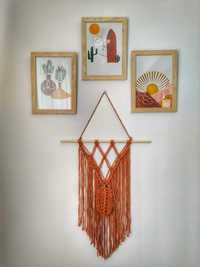 Decoratiune perete macrame