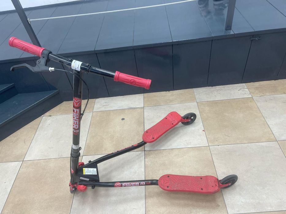 Trotineta pentru Copii Y Fliker A3 Air 3 roti pentru 8+ Ani Roz -A-