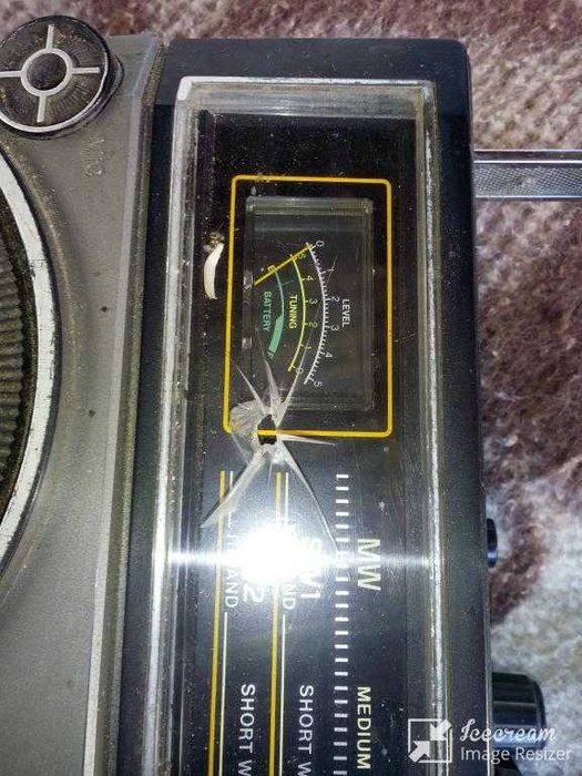 Radio Casetofon Vintage Made in Japan Silver ST717 Schimb cu Telefon4G