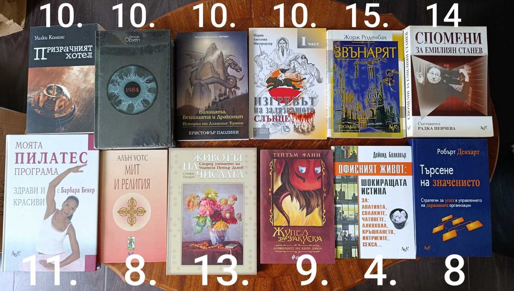 Много книги,за всеки по нещо
