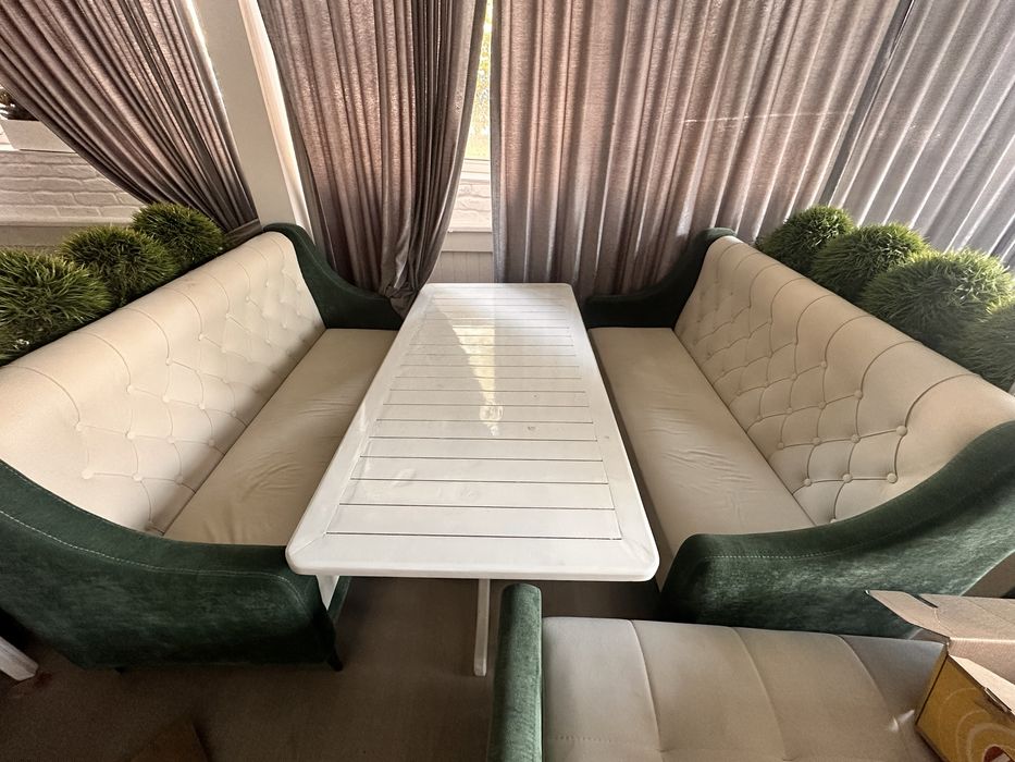 Диван стол кресло комплект