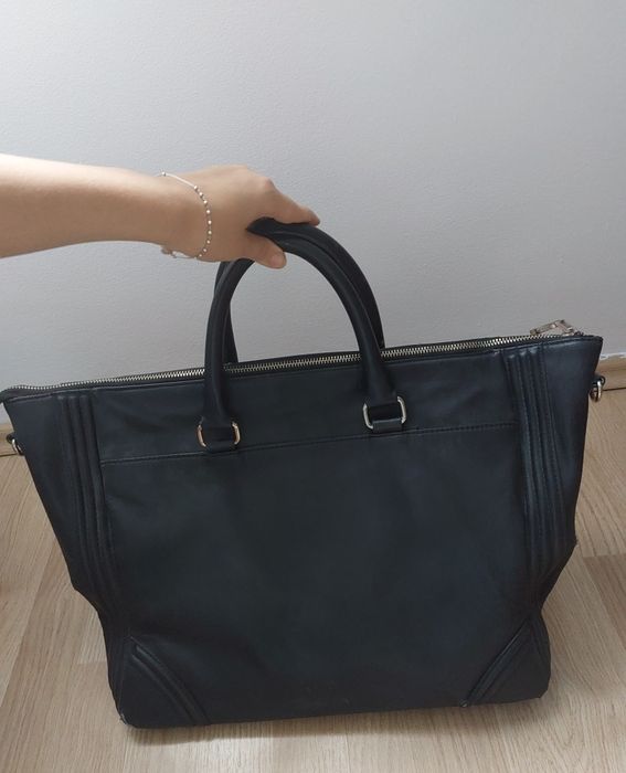 Geantă imitație piele Zara