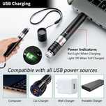 Мощен Зелен лазер  с USB зареждане