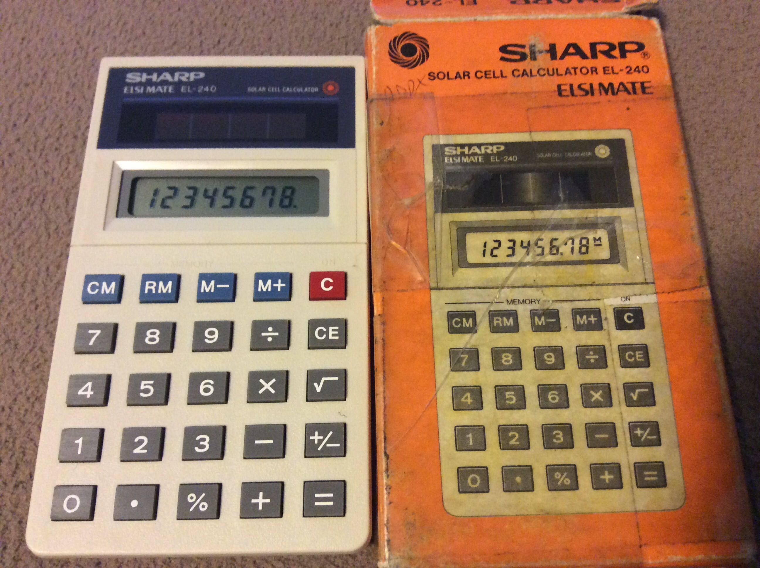 Lot 14 calculatoare Casio Seiko Sharp