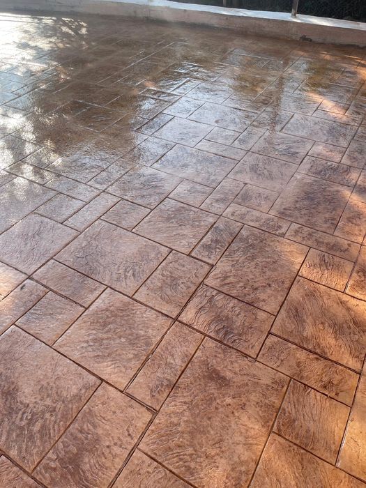 Beton amprentat si elicopterizat