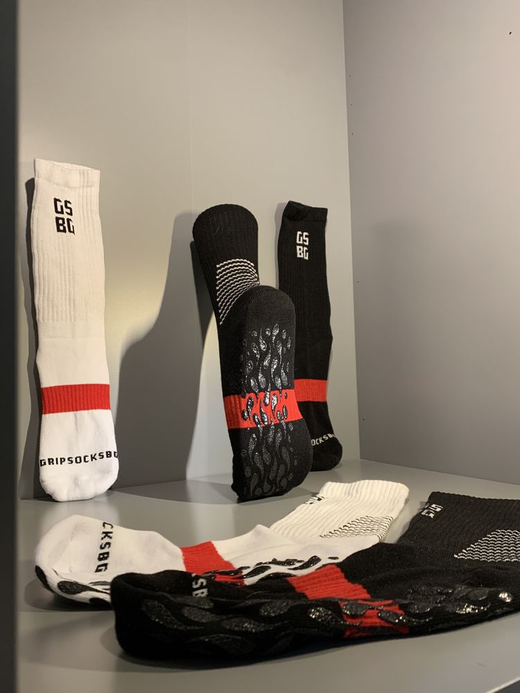 GRIP SOCKS BG- футболни чорапи със силикон