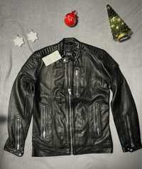 Кожено мъжко  яке Зара/zara  Leather jacket - М размер