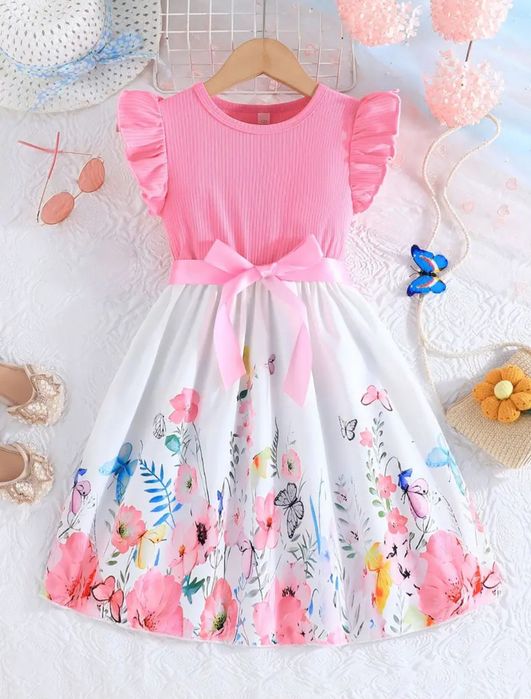 Платья для девочек синее красное  зелёное на 10-12 лет рост 130-160