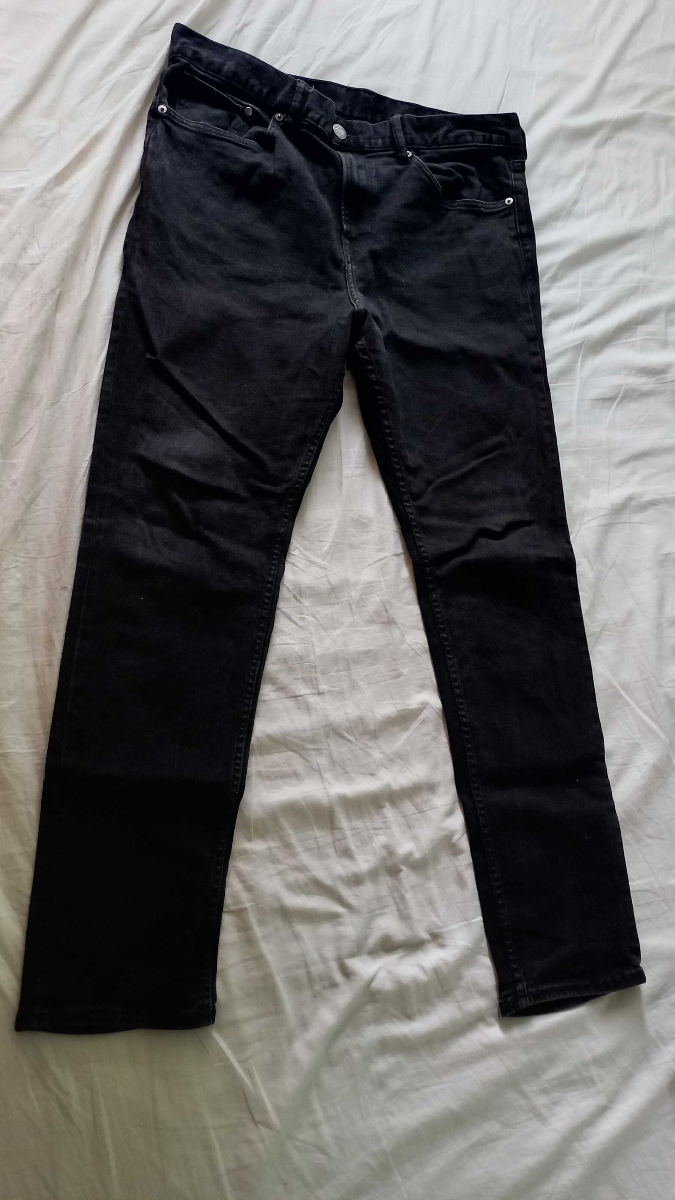 Blugi Slim Fit Negru, H&M, Barbati