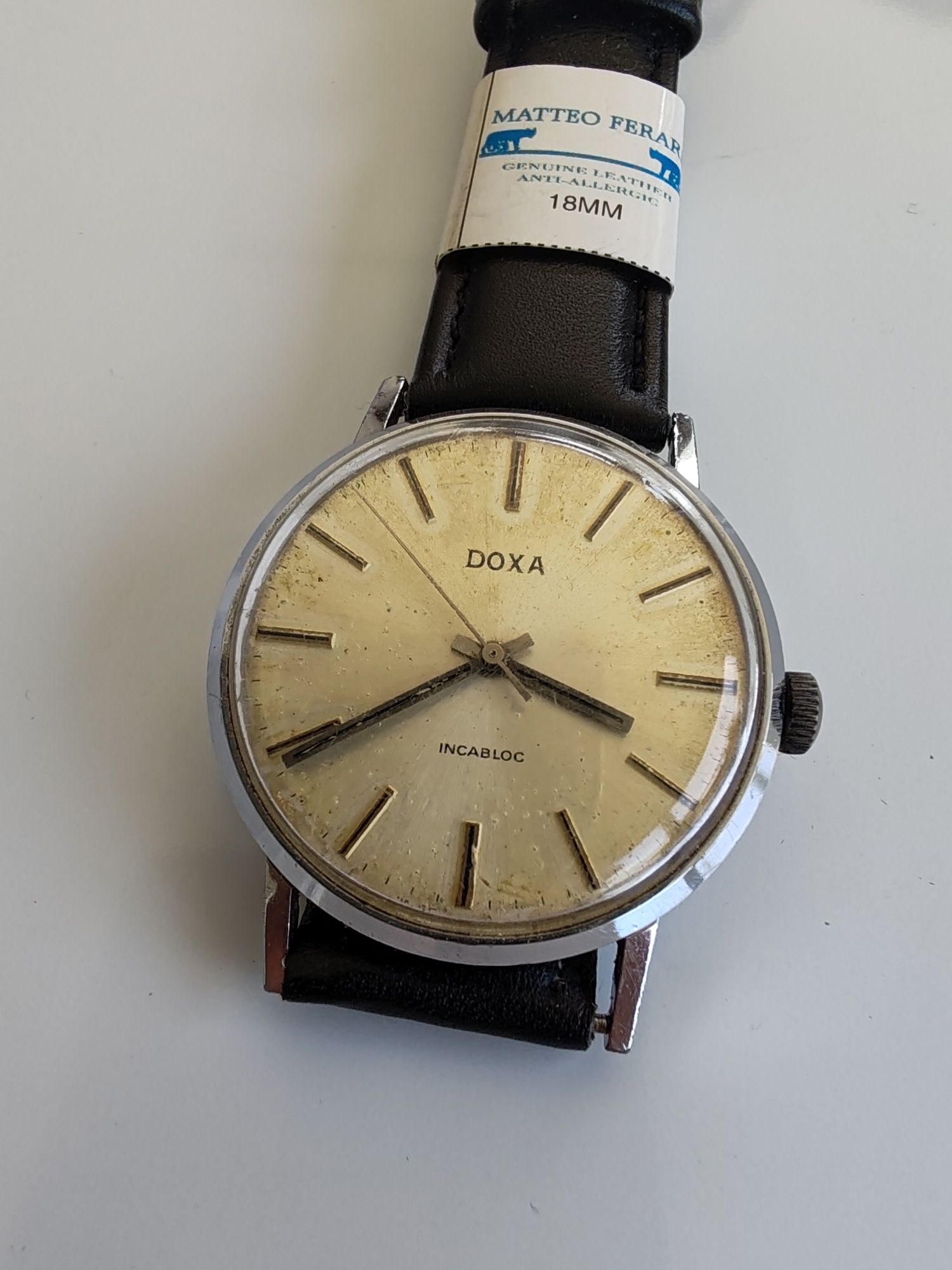 Ceas Doxa Int Manuala 35 mm Funcționează excelent!