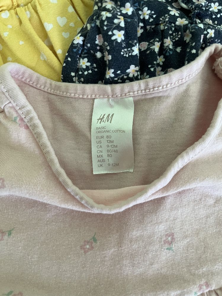 3 летни рокли H&M, размер 80, 9-12 месеца