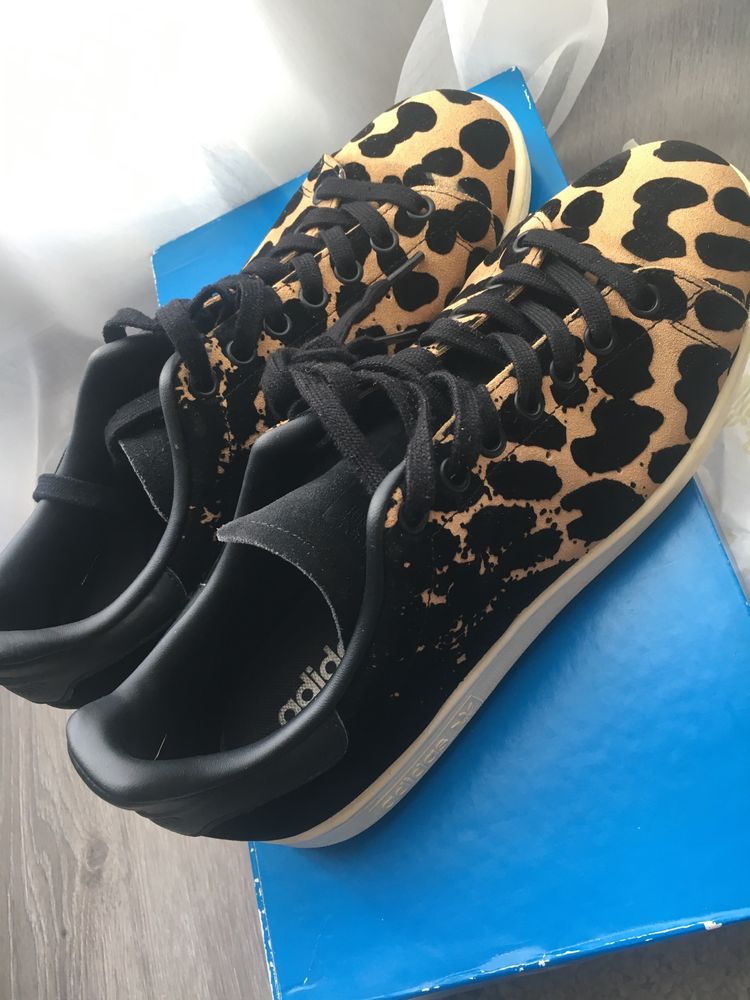 Adidasi Stan Smith Leopard print