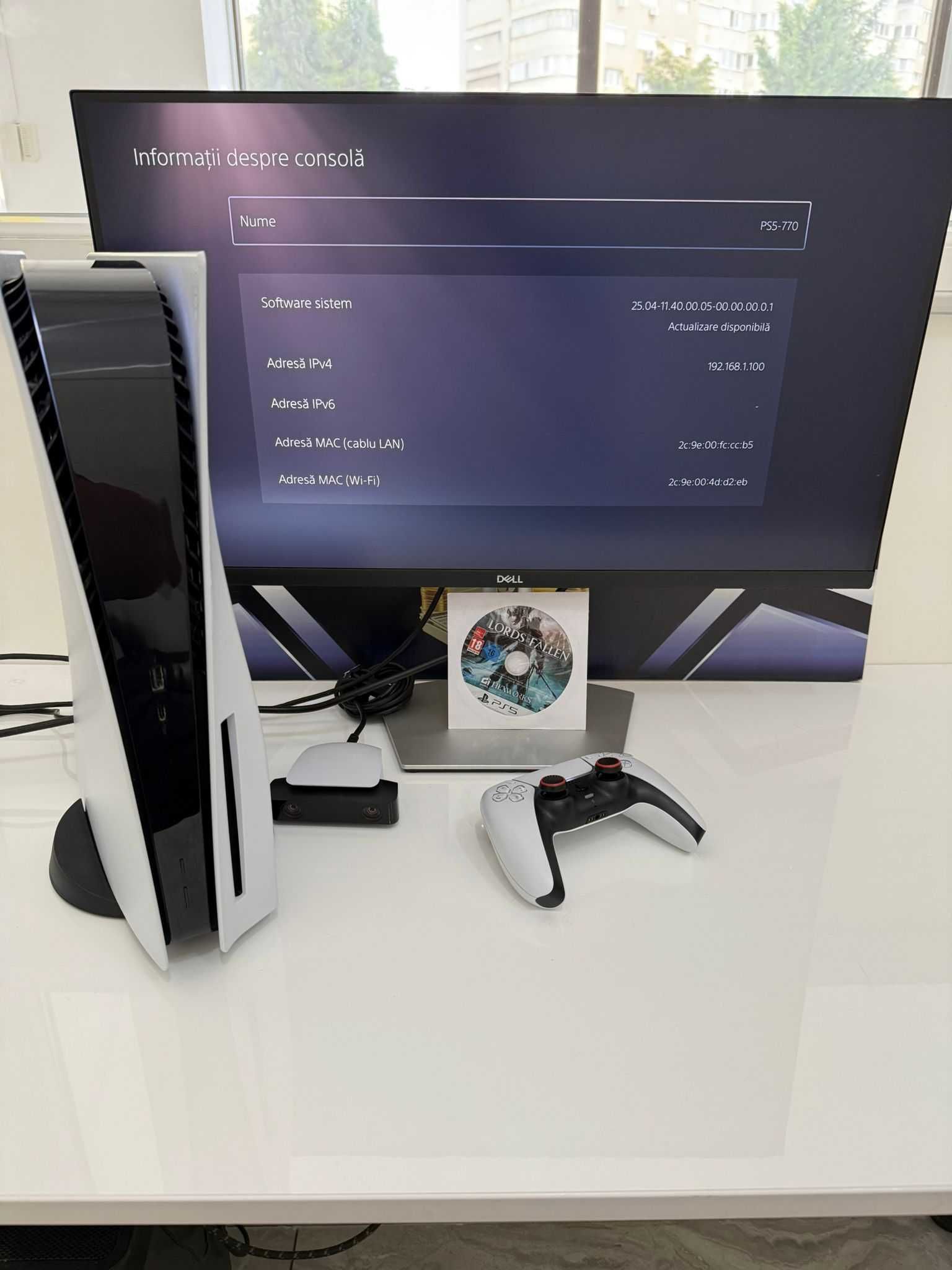 Playstation PS5 825Gb disk drive +1  Maneta+1 Joc  AGP Amanet Cod 2990
