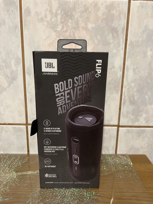 Vând JBL Flip 6 Nou, Sigilat