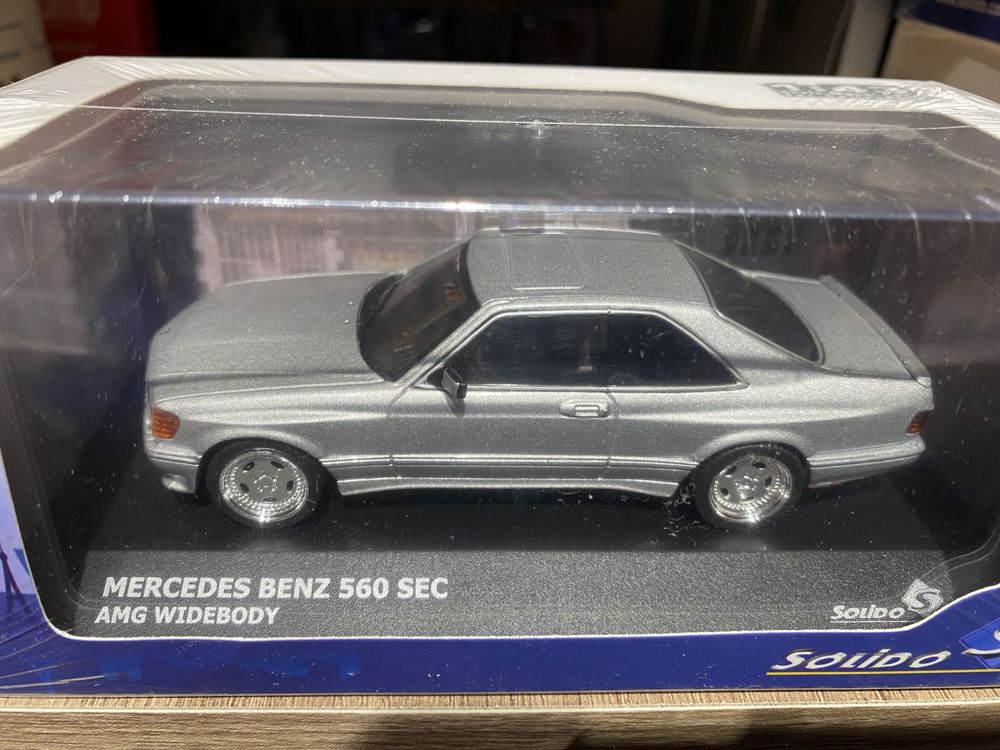 SOLIDO MERCEDES BENZ 560 SEC Amg widebody machetă auto scara 1:43