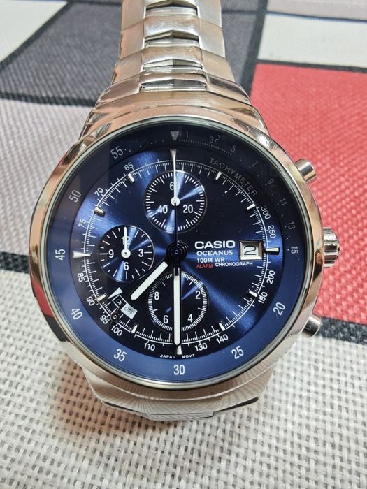 Casio Oceanus Chronograph Alarm WR100