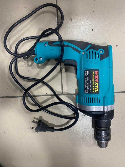Комплект WerStil, Ударна пробивна бормашина 910w и Ъглошлайф 900W, Син
