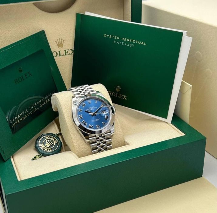 Rolex Datejust 41 Albastru Roman