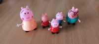 Set 5 figurine de jucarie Peppa Pig din plastic