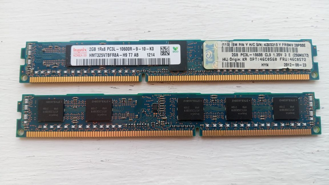 ОЗУ Память для серверов 2Гб Registered RDIMM ECC DDR3 PC3-10600 IBM 43