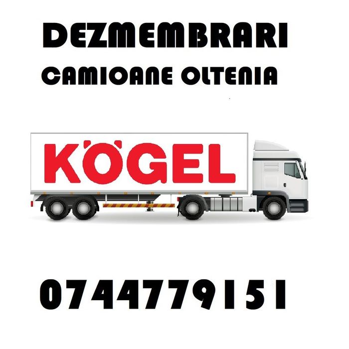 Piese Dezmembrari Semiremorca  KOGEL : axe , etrieri , butuci , supape , butuci , arcuri , structuri , cilindrii