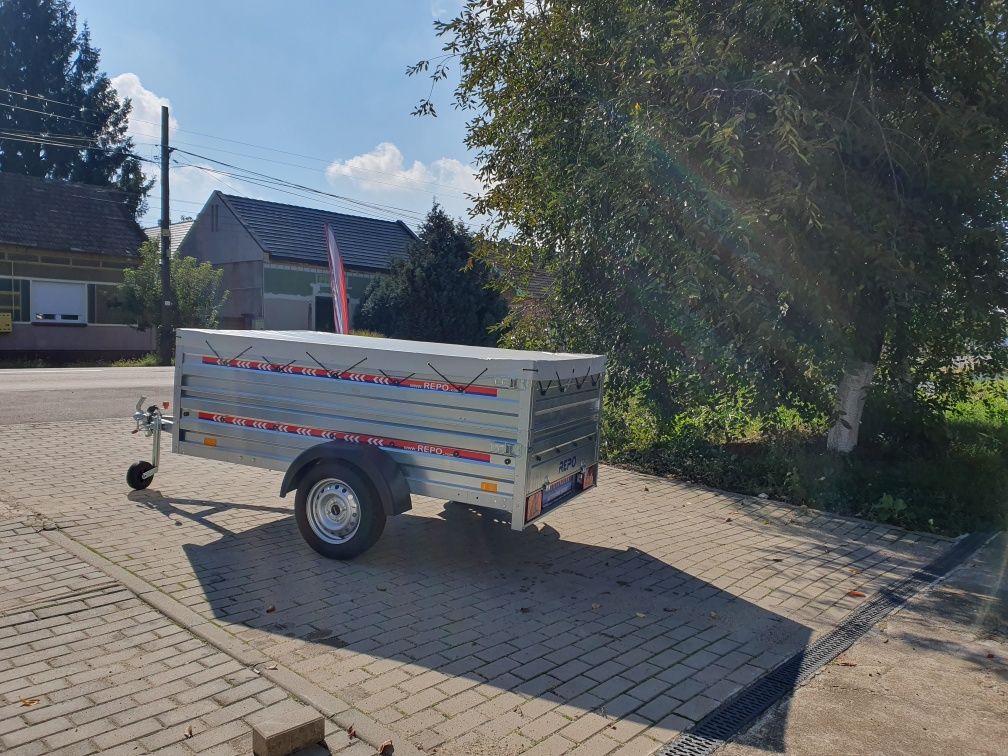 Remorca Repo RRS - PRO Obloane Duble și Prelata