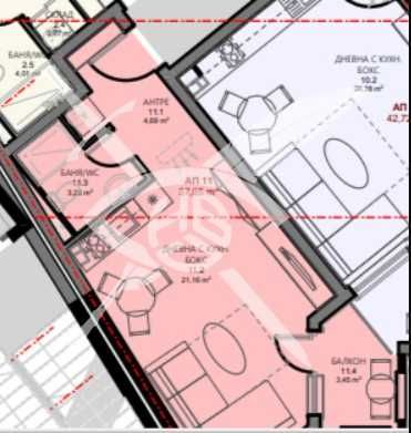 Едностаен апартамент в Поморие 786-23505