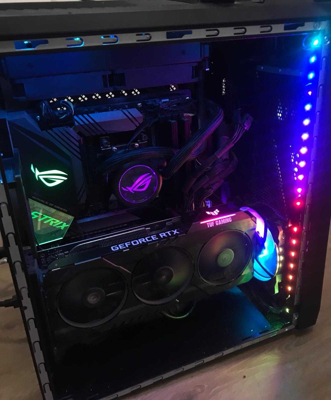 ROG Strix GA35 G35DX, AMD Ryzen 7 5800X, Nvidia GeForce RTX3080, водно