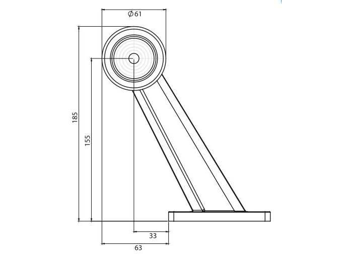 Габарит Рогче 24V диоден Prostar10