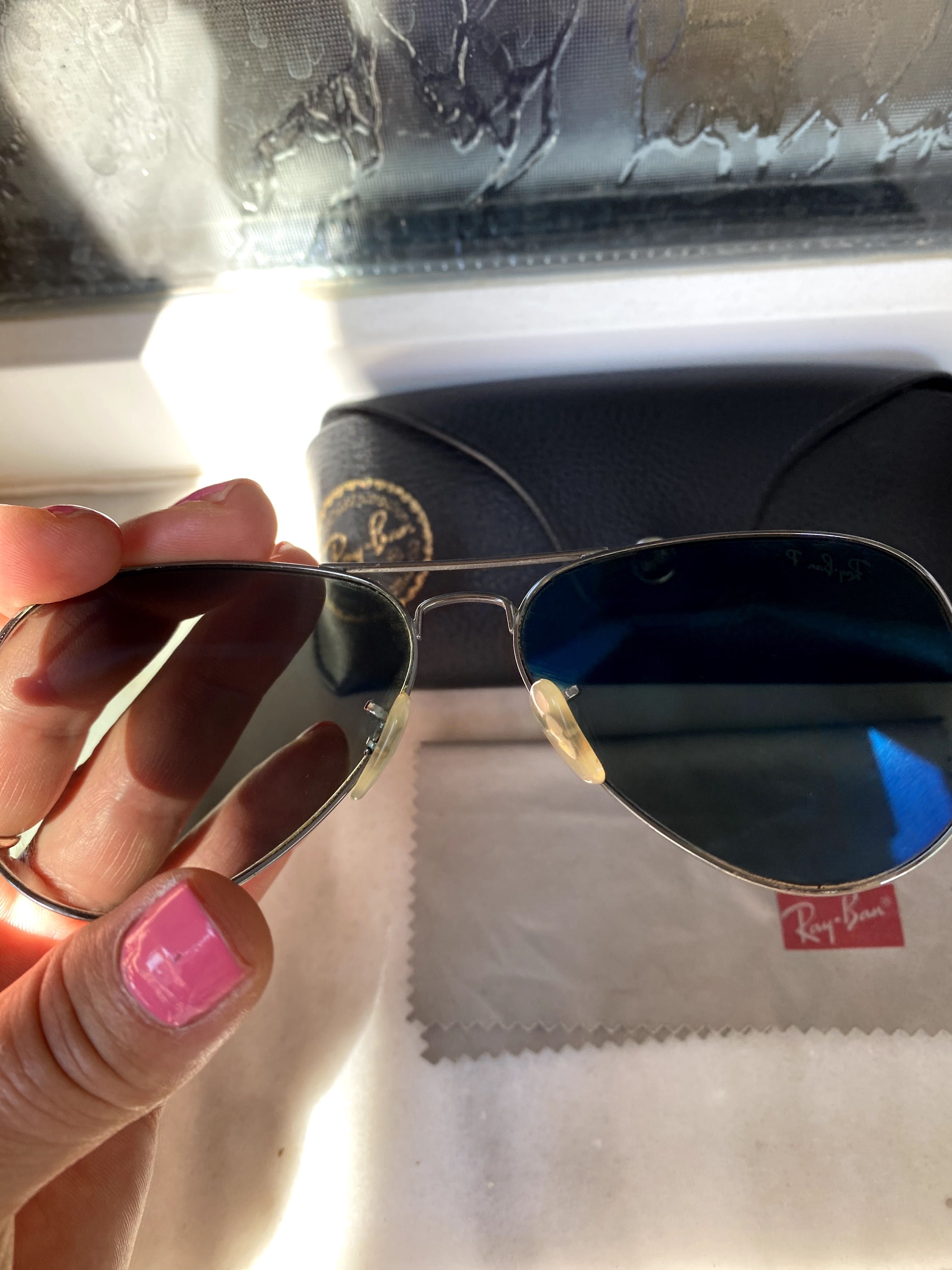 Слънчеви очила Ray-Ban Aviator Metal II поляризирани.