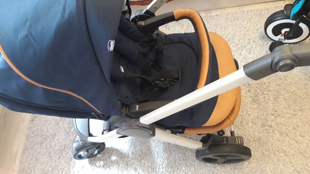 Carucior copii Chicco Style Go albastru,  0-3 ani