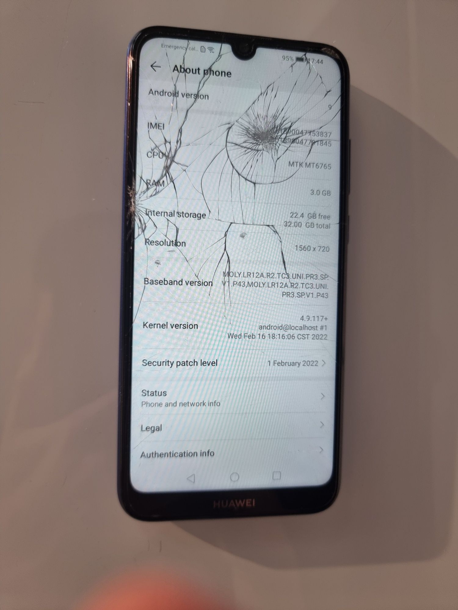 Smartphone Huawei y6s (2019) Dual-Sim 3Gb Ram WiFi, 13Mpx