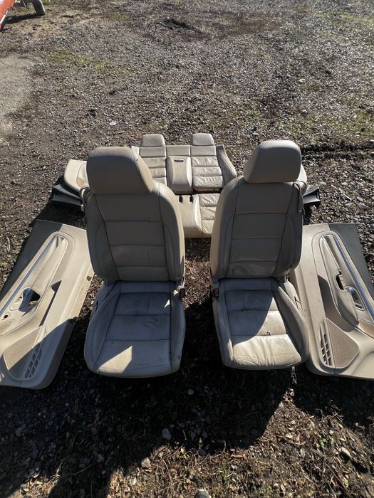 Interior piele crem Eos