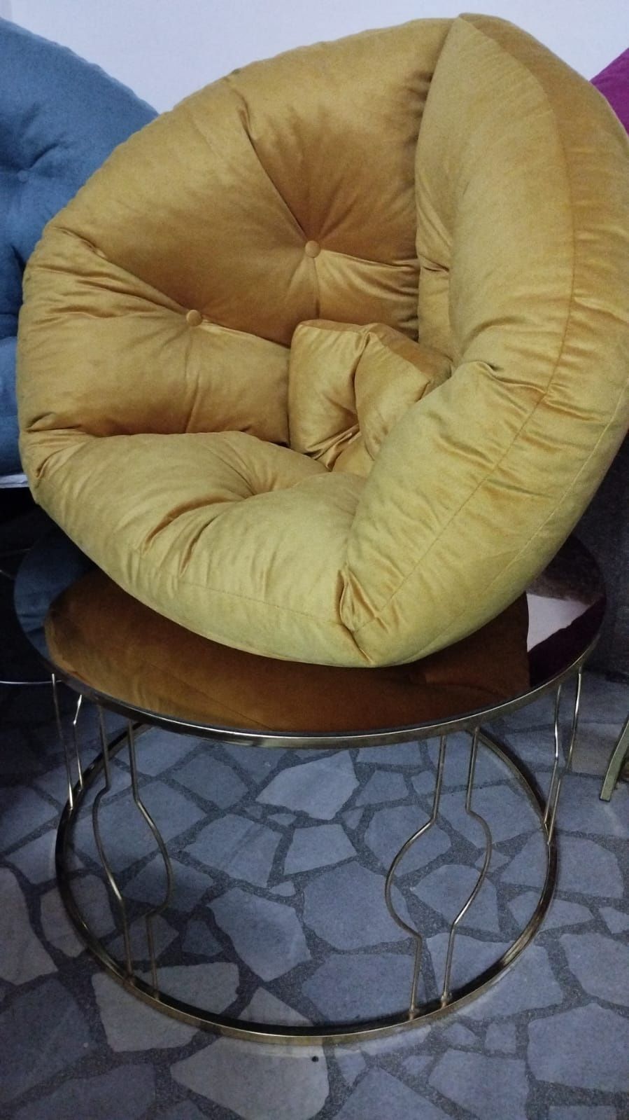 Nest chair, пуф, трансформиращо се пуф легло, футон кресло