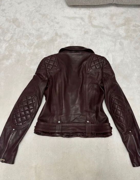 Естествено кожено яке Karen Millen S