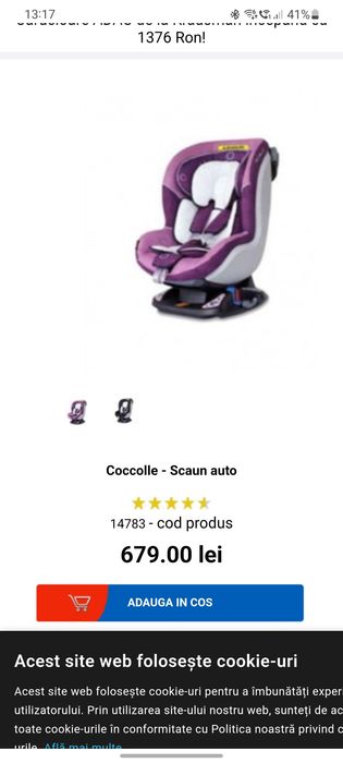 Scaun Masina Cocolle