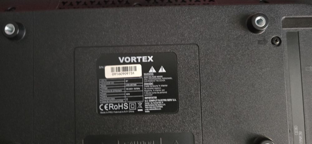 TV Vortex LEDV-24C11, 24 inch – pornește dar fără imagine