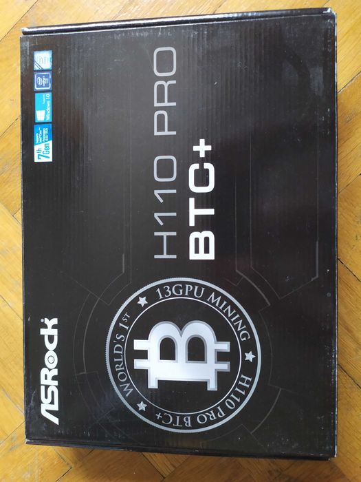placa baza Asrock H110 pro BTC+, I3 gen 7, 2x4GB DDR4