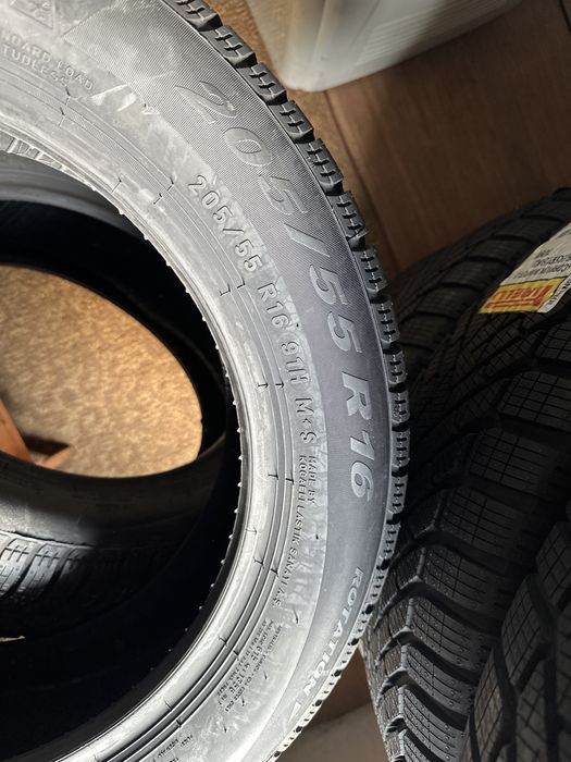 4бр.нови зимни гуми Pirelli Snowcontrol 3 205/55/16 91H