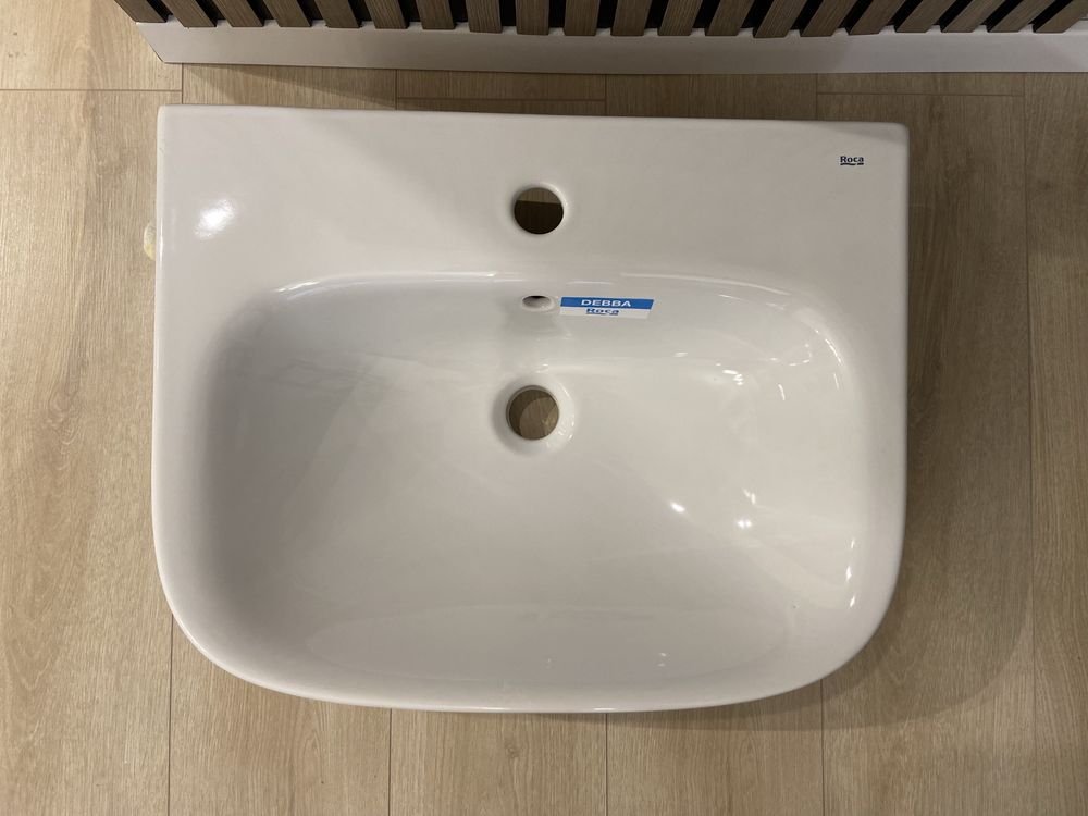 Chiuveta baie cu semipiedestal Roca Debba 55x44cm