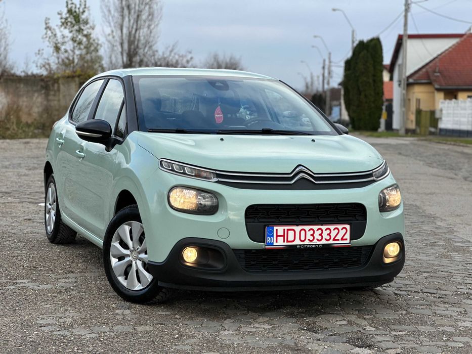Citroen C3*navigatie*1.6 D*euro 6-fara AdBlue*clima*led*2018*factura !