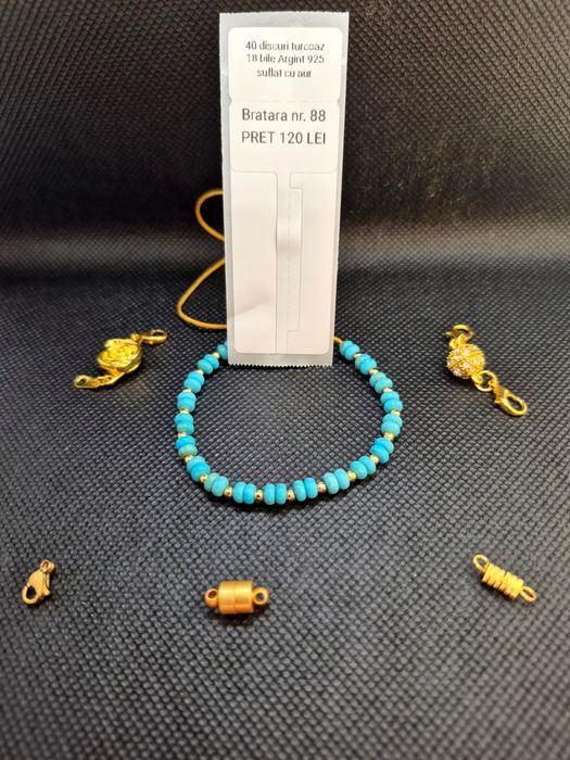 Bratari cu pietre semipretoase, aur sau argint