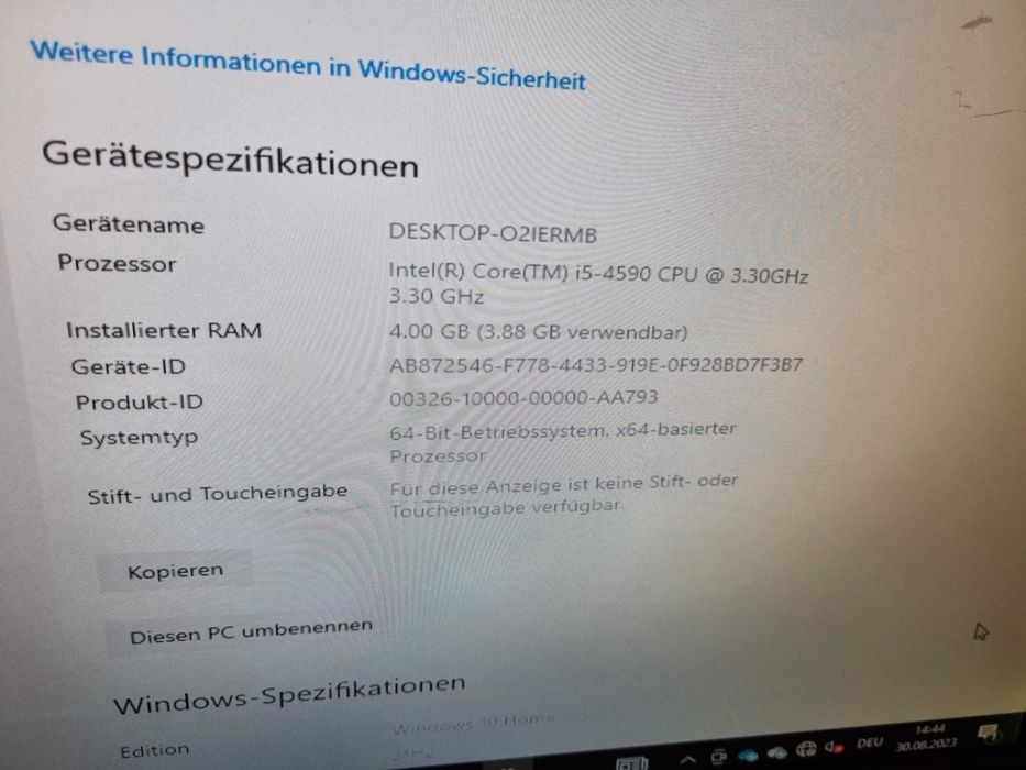 PC Office Gaming STEG Intel i5 4590 8gb 1TB HDMI 4k