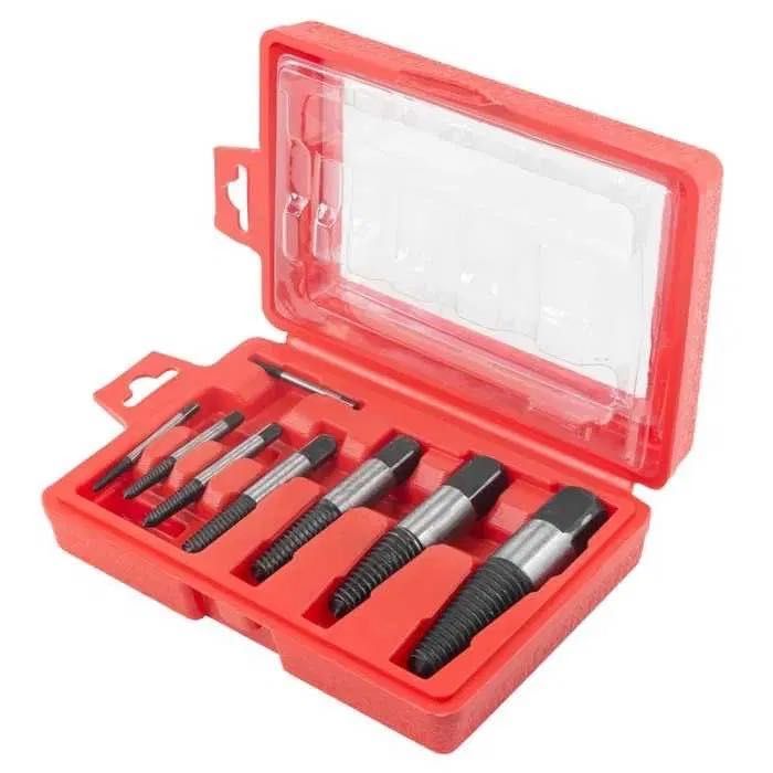 Проф. к-т Екстрактори за Повредени вадене на Болтове болт 8 броя