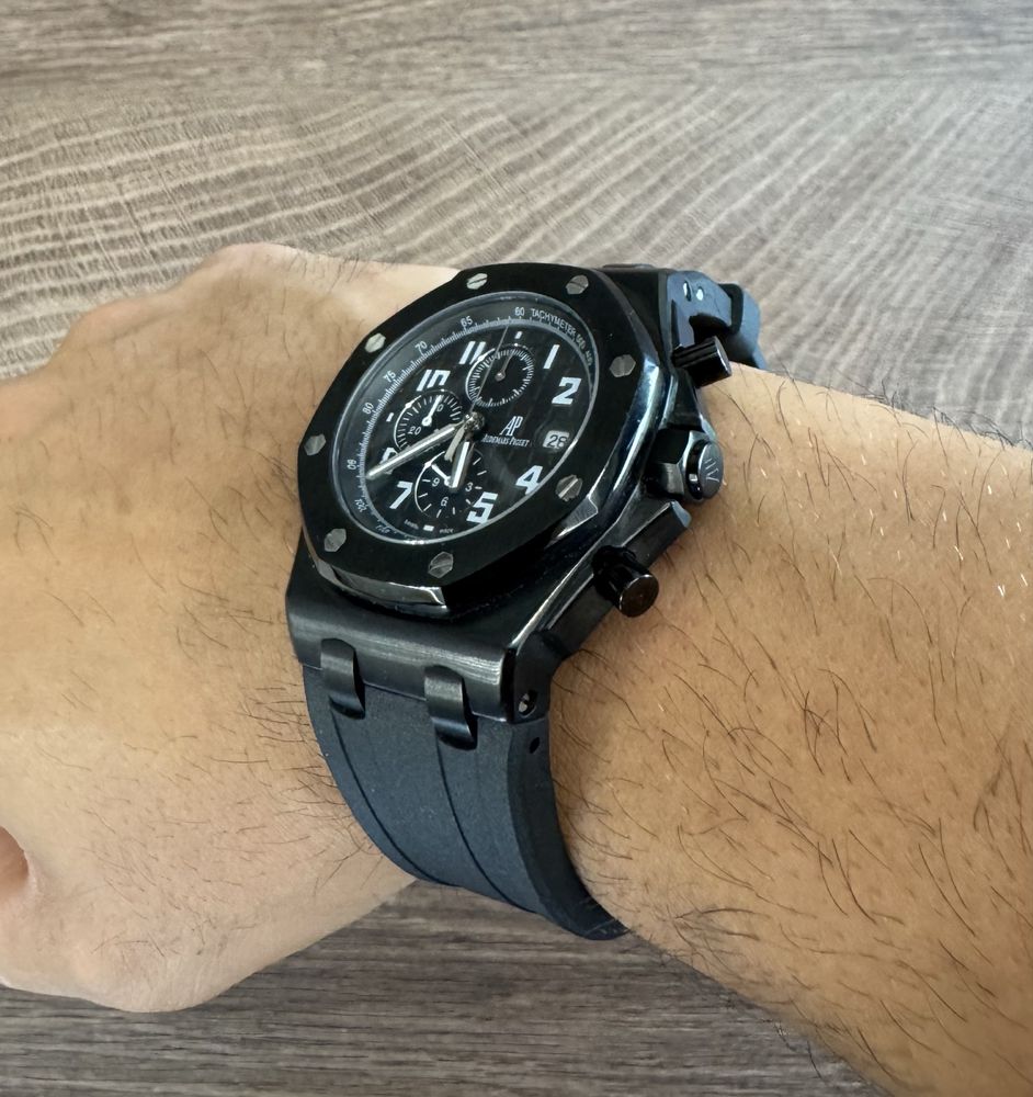 Audemars Piguet Royal Oak Offshore Chronograph - черен мъжки часовник