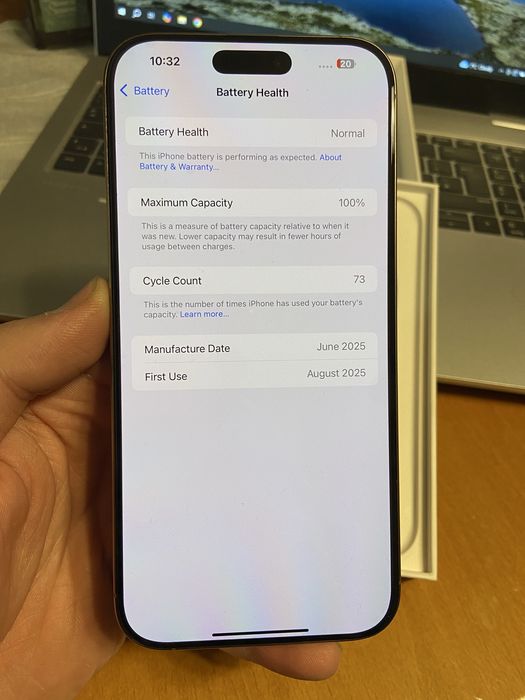 ++НОВ++ iPhone 16 Pro Max 256GB Desert 100% Battery Health