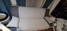 Canapea extensibila cu lada 120cm× 200cm/ pat 1 persoana