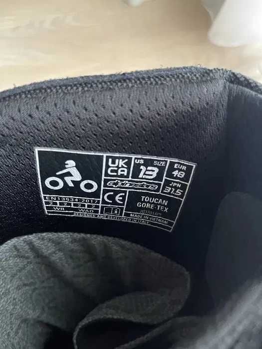 Ghete moto Alpinestars Toucan adventure enduro motocross marimea 48