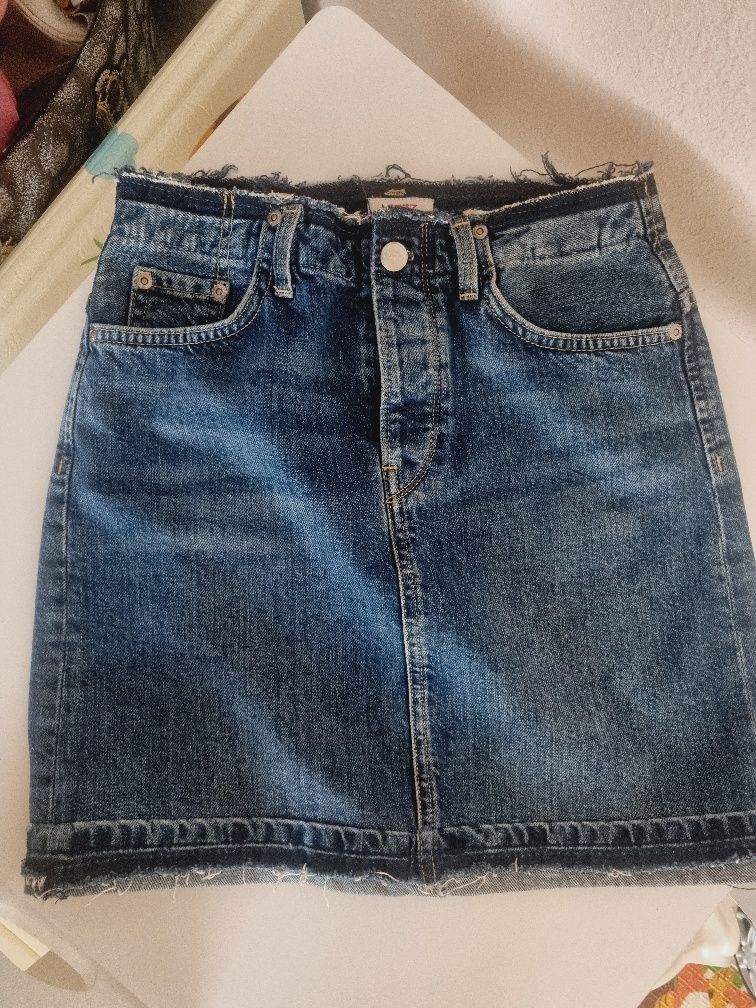 Оригинална дънкова пола pepe jeans