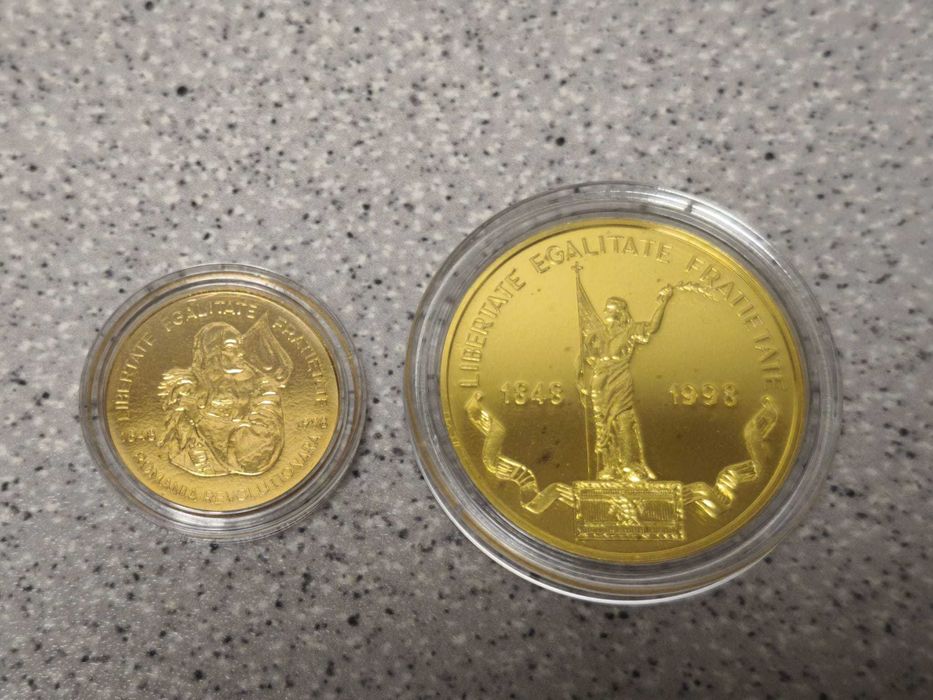Set monede aur BNR - 150 de ani de la Revoluţia Română de la 1848